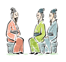 襟を正す