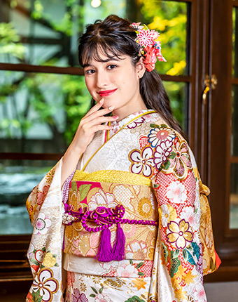 木内舞留 振袖