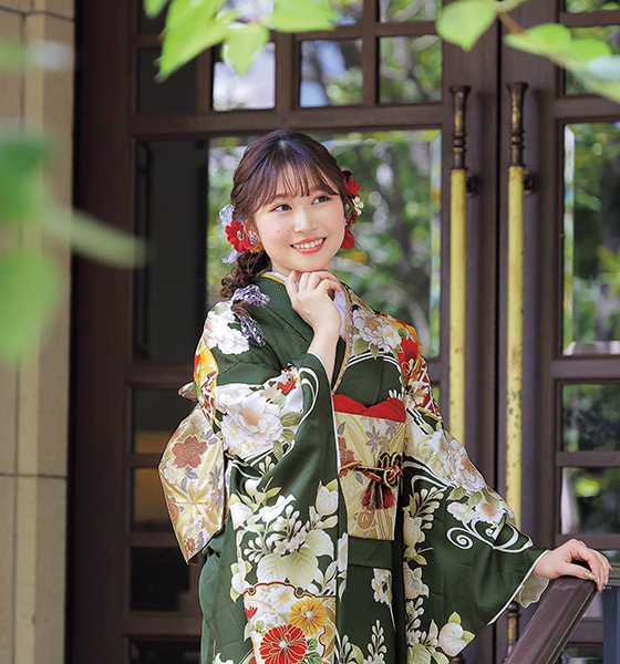 振袖姿でステキな写真を撮るヒケツ☆