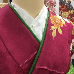 襟元のこだわり