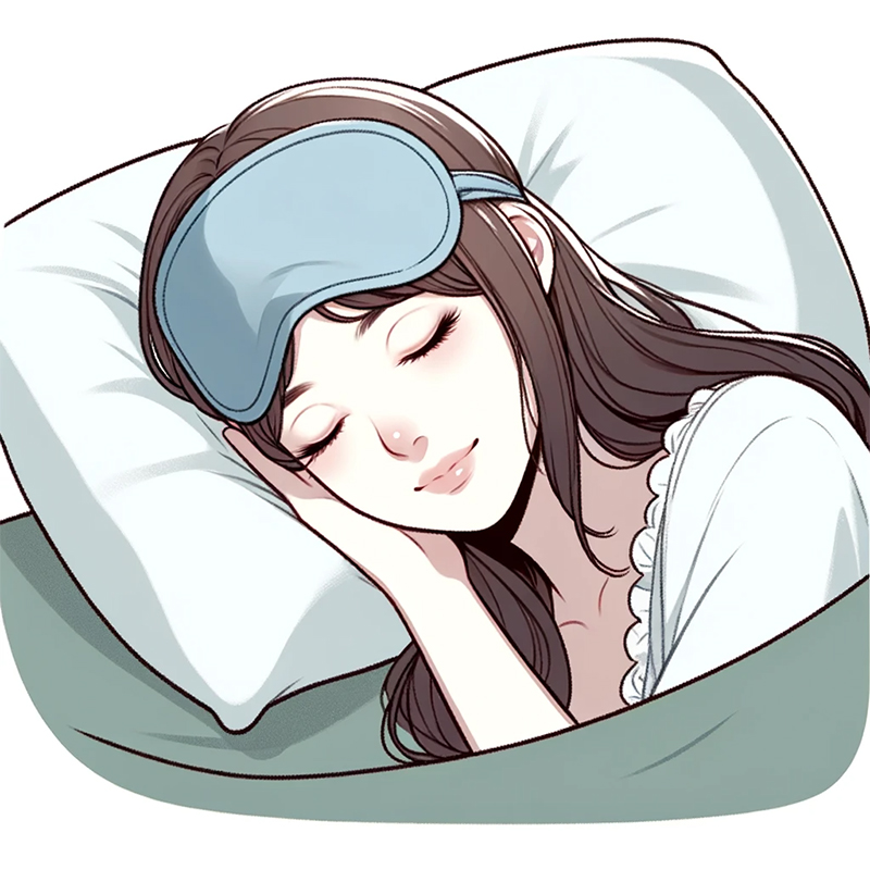 眠る女性