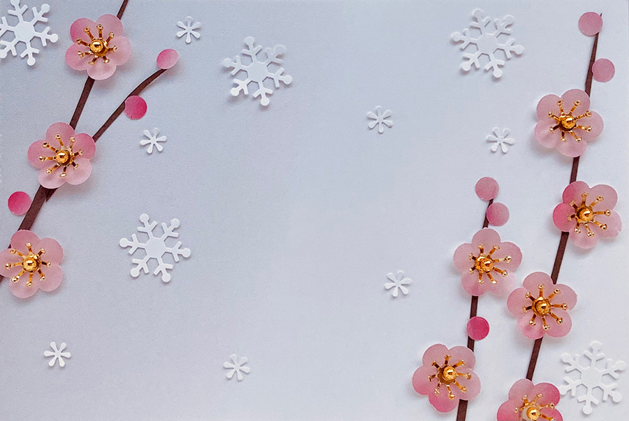梅と雪イメージ