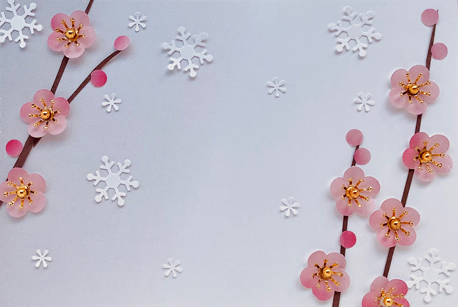 梅と雪イメージ