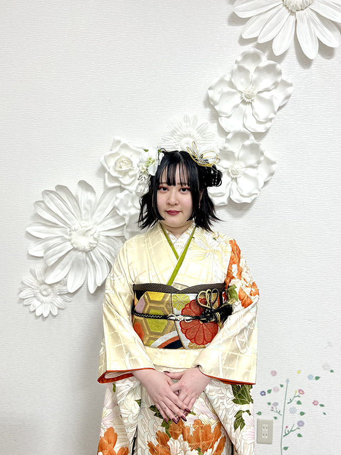 おばあちゃんの振袖
