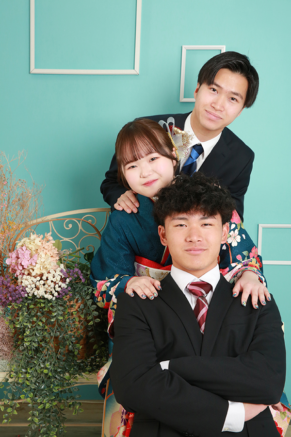 兄妹三人前撮り