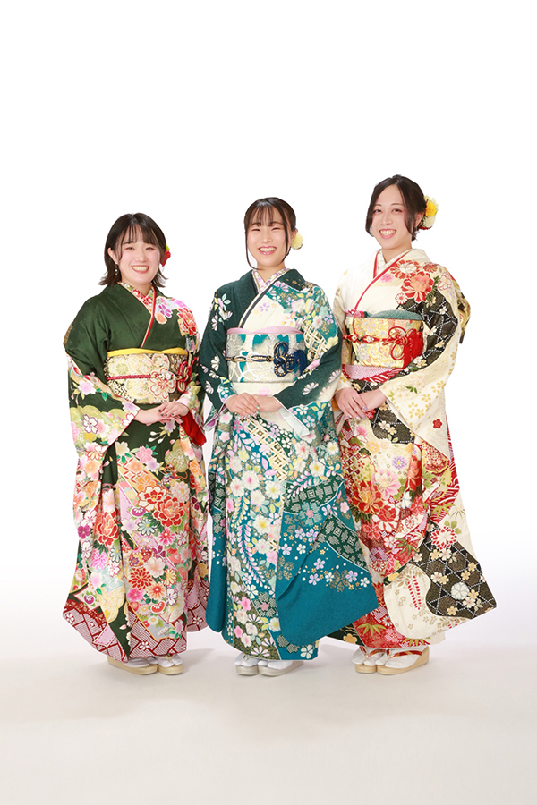 振袖の三姉妹