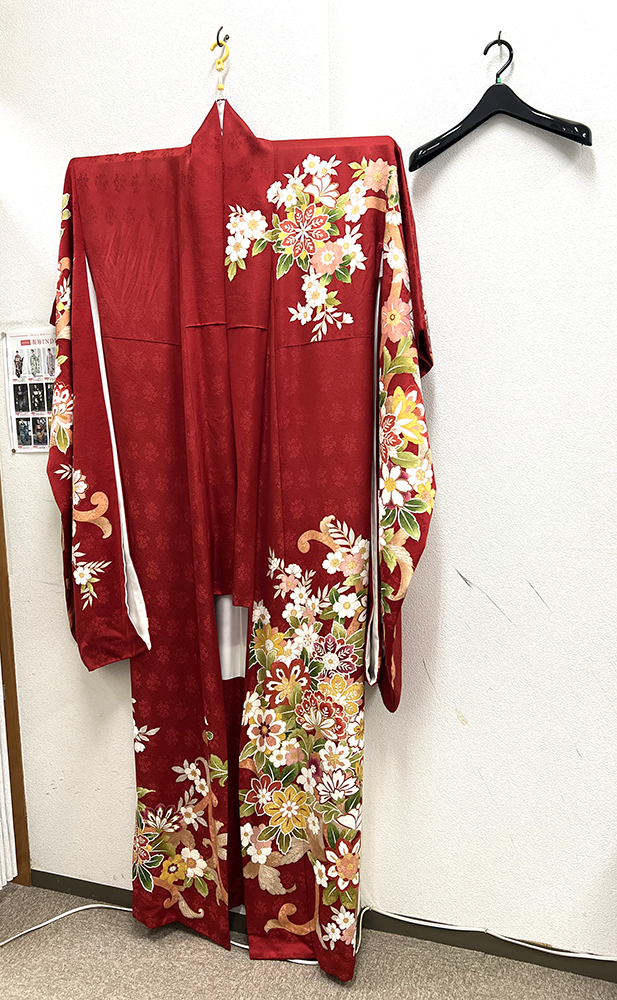 干した振袖