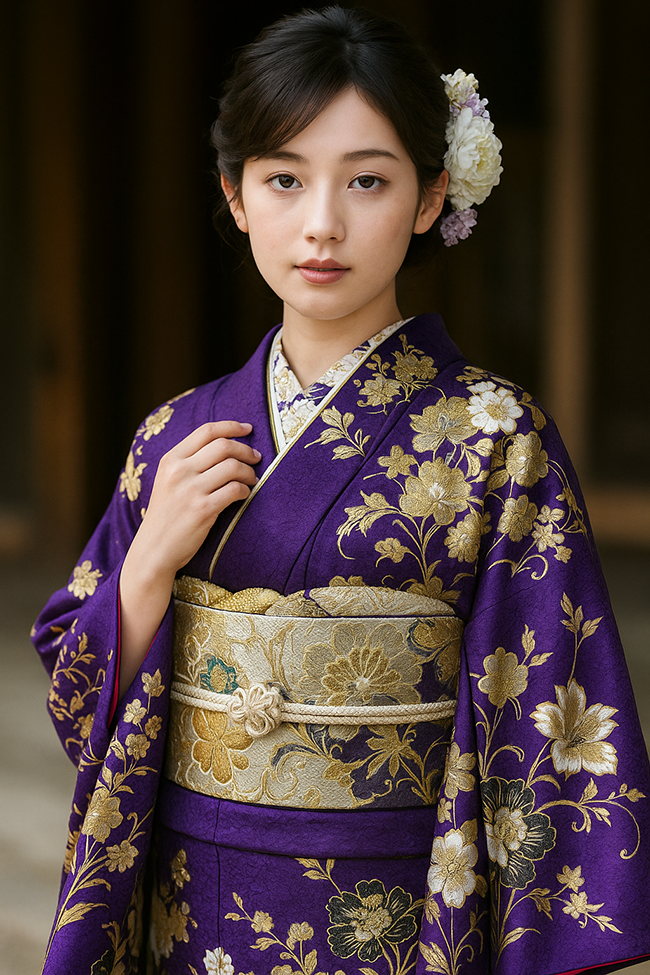 紫振袖