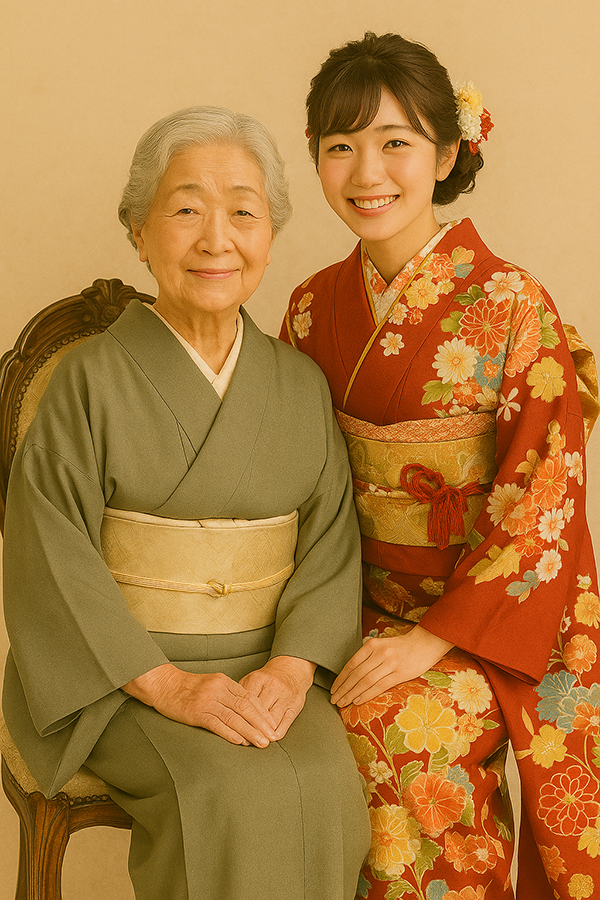 色無地おばあちゃん