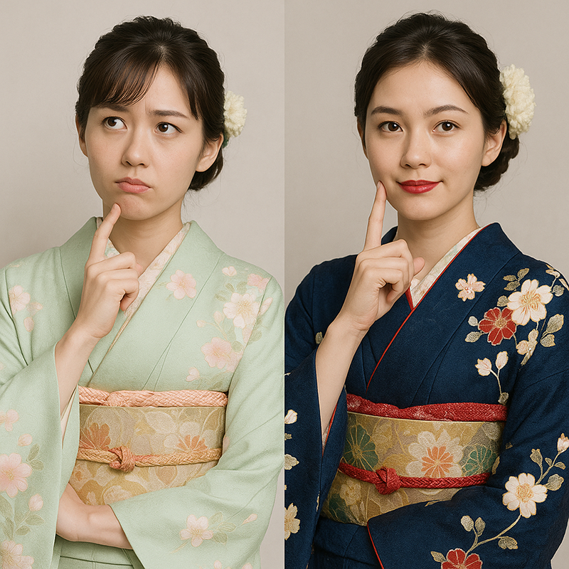 淡い色比較振袖