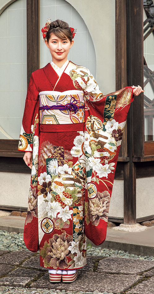 ドリエン赤振袖