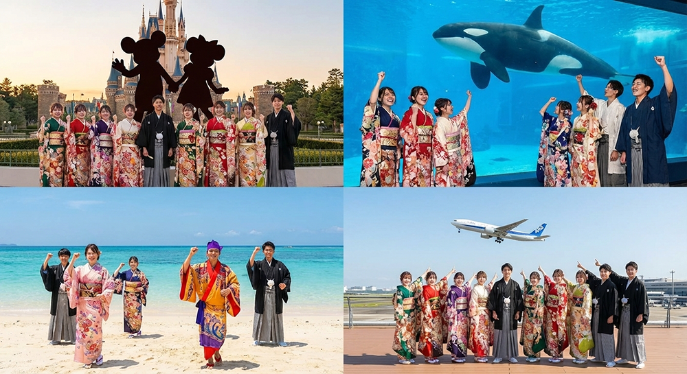 珍しい各地の成人式